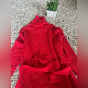 ❤️❤️Seeing RED sweater dress ❤️❤️❤️